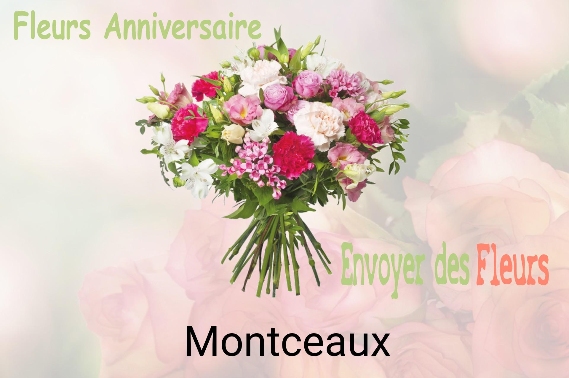 Bouquet de fleurs d’anniversaire livré à Montceaux
